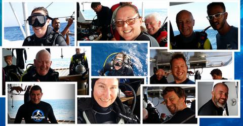 Diving makes you smile